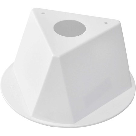 GLOBAL INDUSTRIAL Inventory Control Cone, 10L x 10W x 5H, White 412433